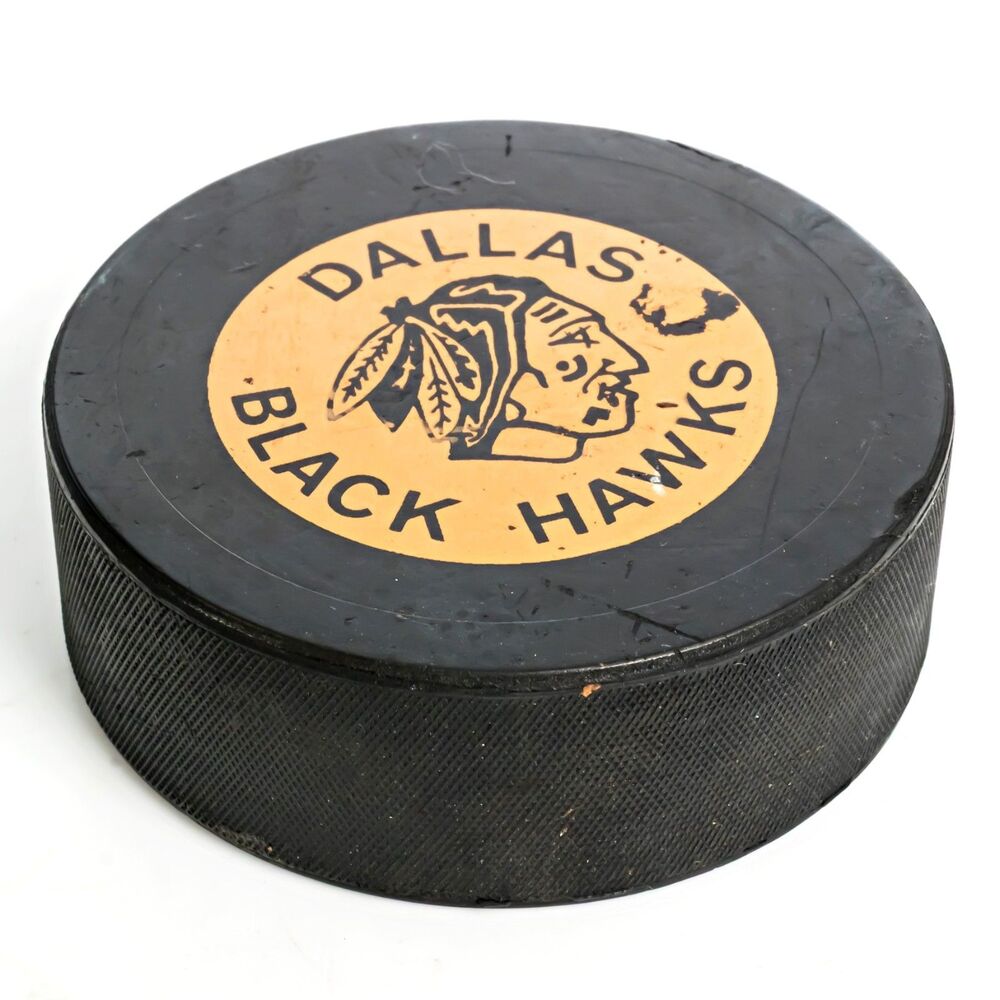 Dallas Black Hawks Vintage 1974-76 CHL RARE Hockey Puck